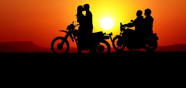 láska motorkářů